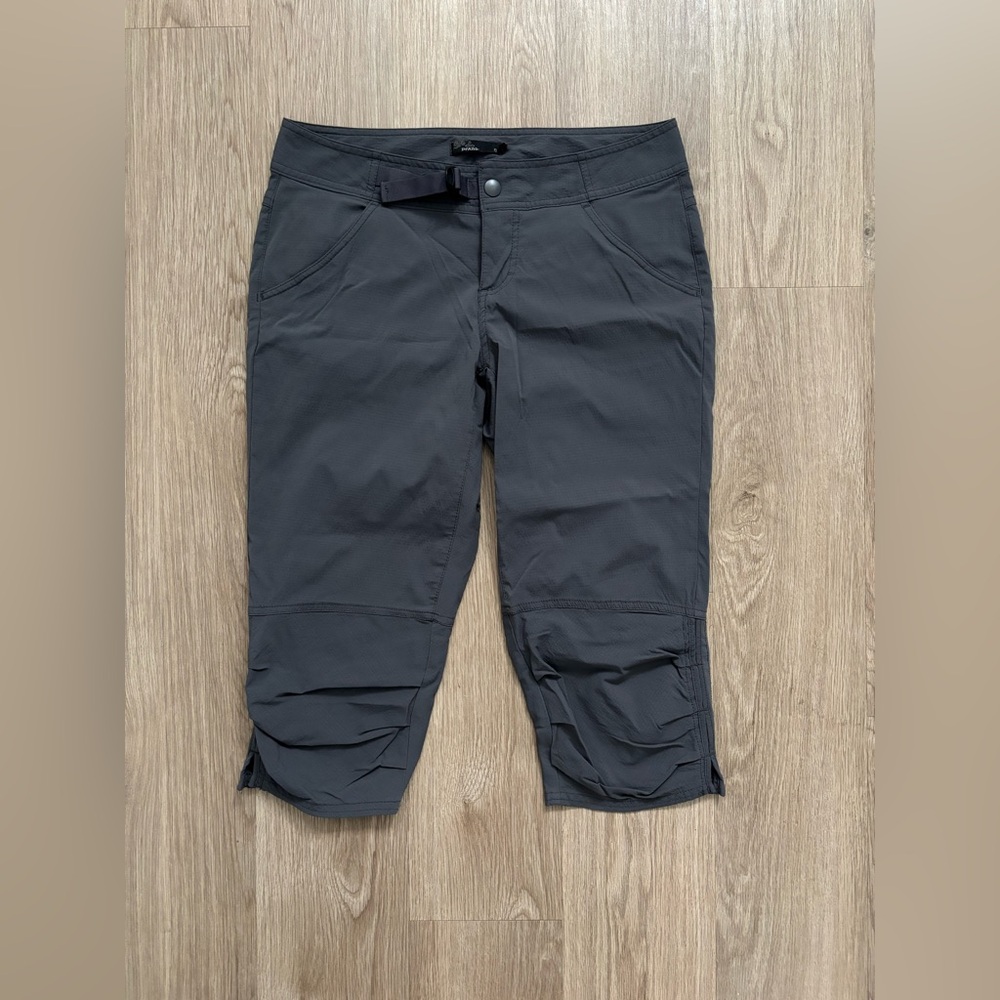 Prana cropped pants gray 6